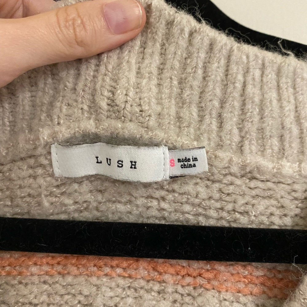 Lush Striped Pullover Sweater - image 4